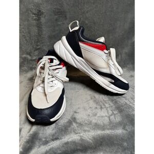 Champion Kinna Retro Shoes Youth‎ Size 7Y White Navy Red Sneakers CAS10780Y